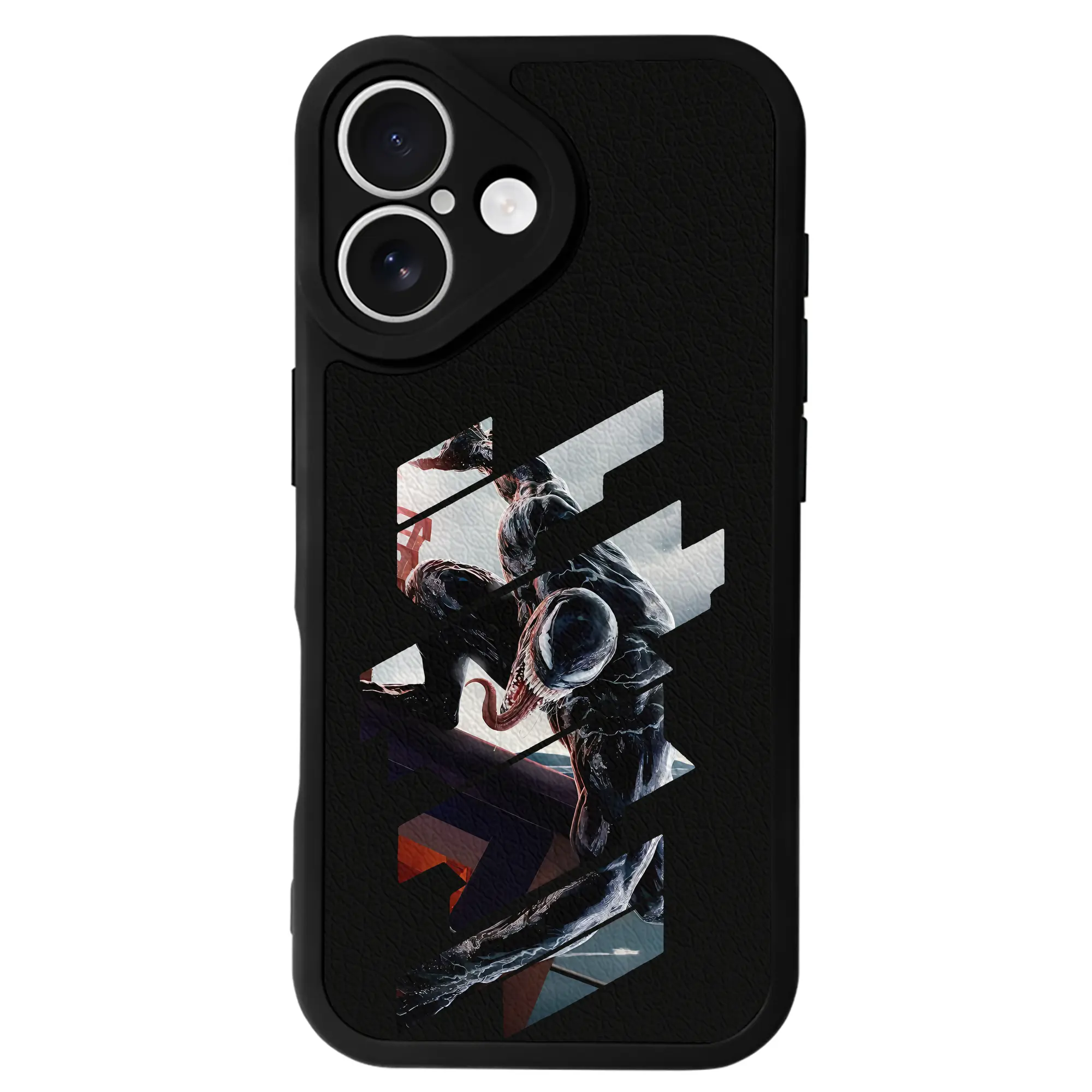 ヴェノム グッズ,ヴェノム - IPhone 16シリーズ対応 ・ シリコンスマホケース ・ レザー調 ・ 高精度フィット ・ 耐衝撃 ・ ワイヤレス充電対応 ・ 精密カット